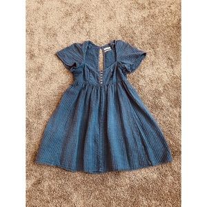 Urban outfitters blue babydoll dress